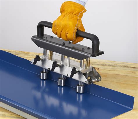 sheet metal creasing tool|edge rollers sheet metal.